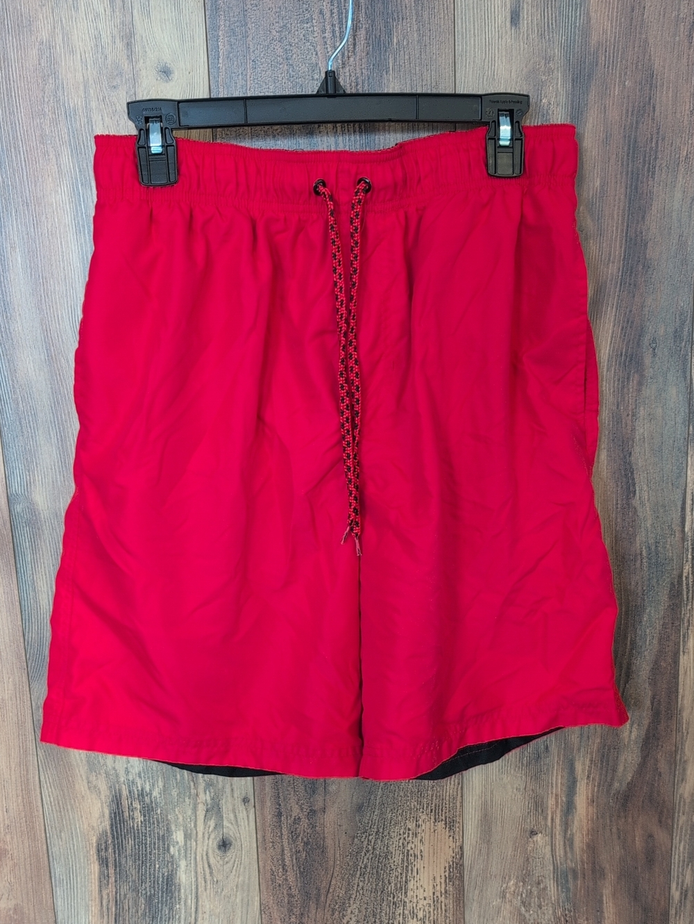 Faded Glory Red Men's Swim Trunks M          673A